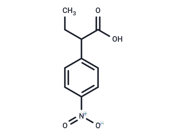 2-(4-Nitrophenyl)butanoic acid Chemical Structure
