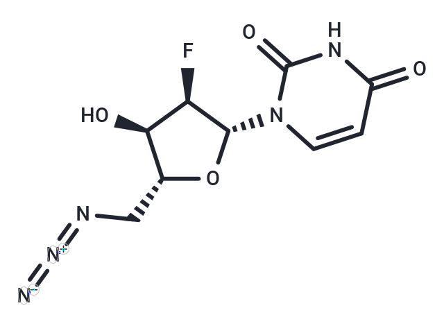 5’-Azido-2’,5’-dideoxy-2’-fluorouridine Chemical Structure