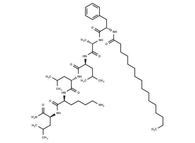 Palmitoyl hexapeptide-14 Chemical Structure
