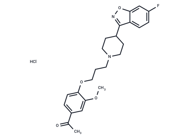 Iloperidone hydrochloride Chemical Structure
