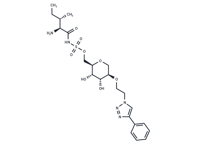 Isoleucyl tRNA synthetase-IN-2 Chemical Structure