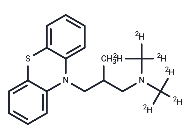 Alimemazine D6 Chemical Structure