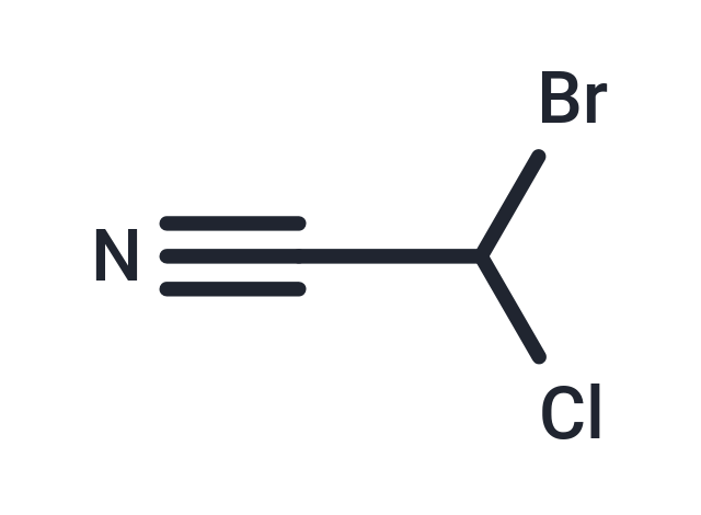 Bromochloroacetonitrile Chemical Structure