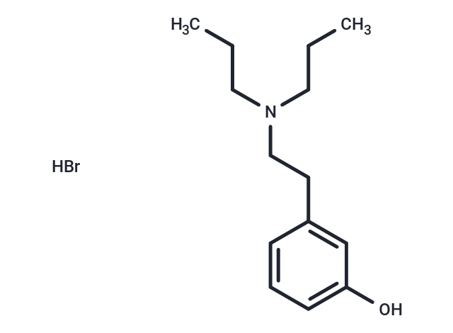 Phenol, m-(2-(dipropylamino)ethyl)-, hydrobromide Chemical Structure