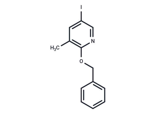 2-Benzyloxy-5-iodo-3-methylpyridine Chemical Structure
