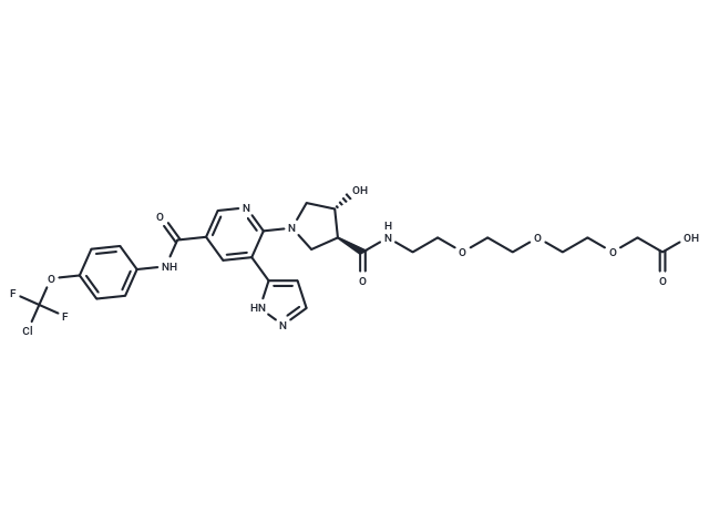 ABL-001-Amide-PEG3-acid Chemical Structure