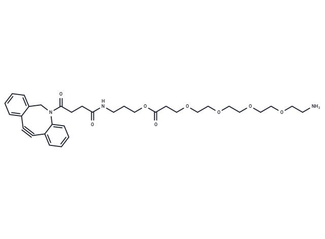 DBCO-C3-PEG4-amine Chemical Structure