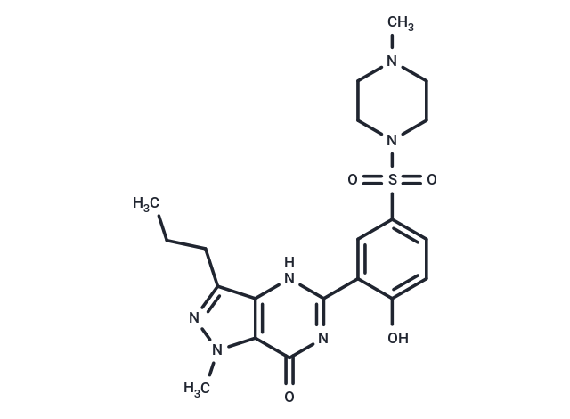 O-Desethyl Sildenafil Chemical Structure