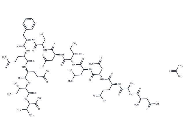 GnRH Associated Peptide (GAP) (1-13), human Acetate Chemical Structure