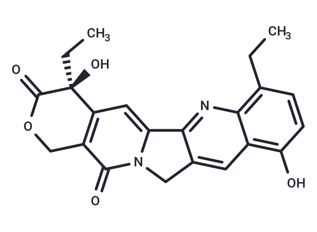12-Ethyl-9-hydroxycamptothecin Chemical Structure