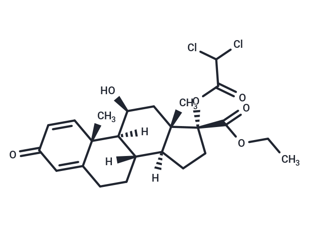 Etiprednol dicloacetate Chemical Structure