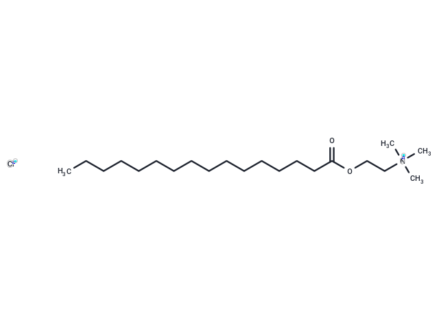 Palmitoylcholine (chloride) Chemical Structure