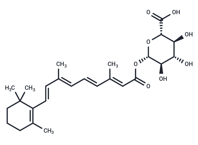 all-trans Retinoyl β-D-Glucuronide Chemical Structure