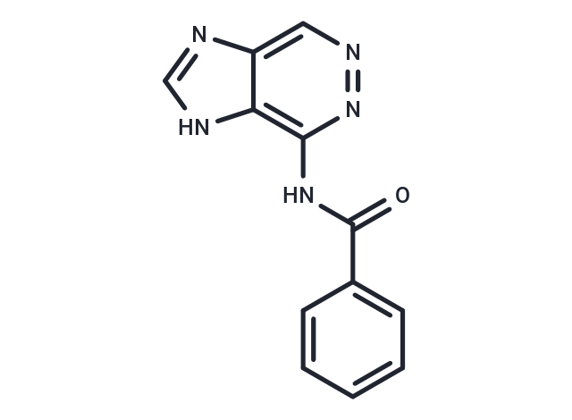N-1H-imidazo[4,5d   ]pyridazin-7-yl benzamideN4-Benzoyl-2-aza-3’-deazaadenine Chemical Structure