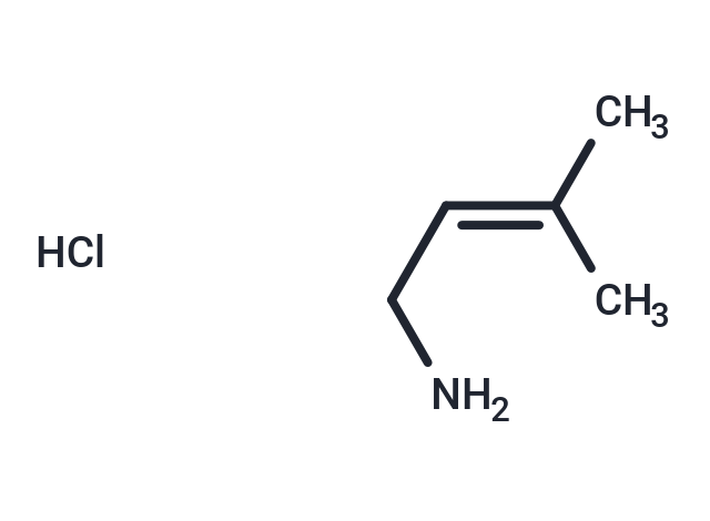 3-Methyl-2-buten-1-amine   hydrochloride Chemical Structure