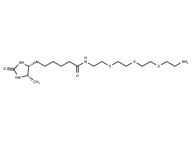 Amine-PEG3-Desthiobiotin Chemical Structure