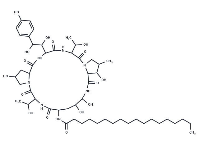 Tetrahydroechinocandin B Chemical Structure