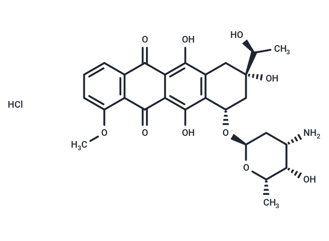 Dihydrodaunomycin HCl Chemical Structure