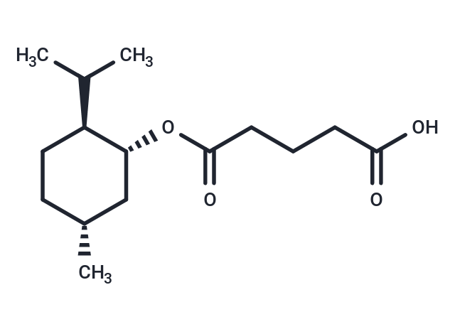 Monomenthyl glutarate, (-)- Chemical Structure