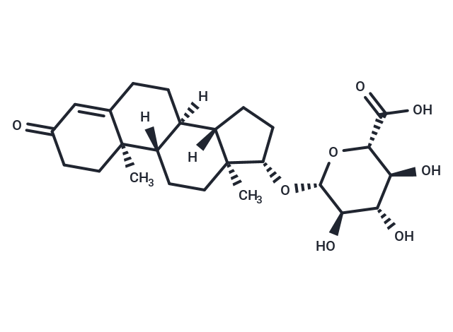 Testosterone glucuronide Chemical Structure