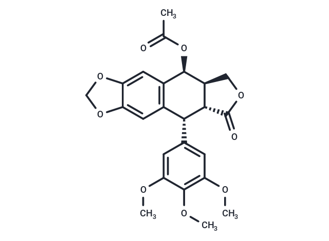 Acetylepipodophyllotoxin Chemical Structure