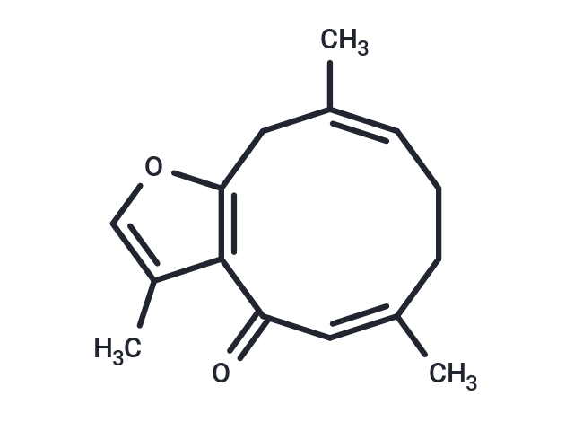 Furanogermacra-1(10)Z,4Z-dien-6-one Chemical Structure