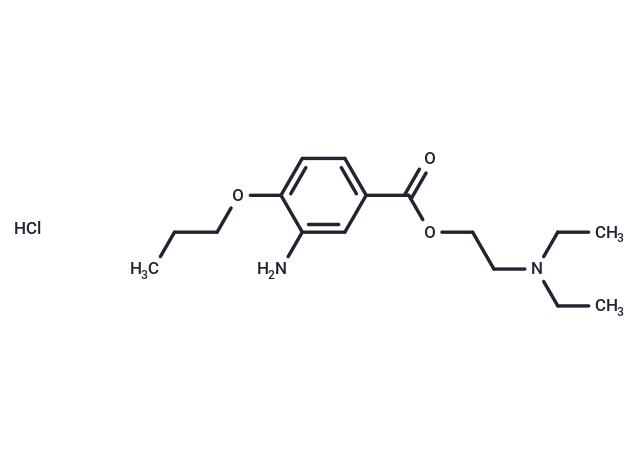 Proparacaine hydrochloride Chemical Structure