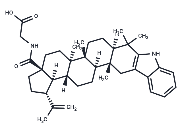 2,3-Indolobetulinic glycine amide Chemical Structure