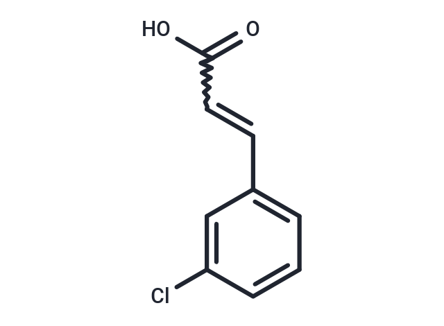 3-Chlorocinnamic acid Chemical Structure