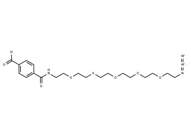N3-PEG5-aldehyde Chemical Structure