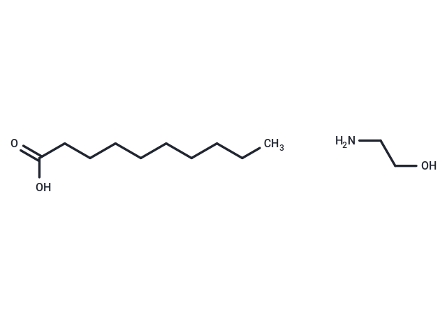 Monoethanolamine caprate Chemical Structure