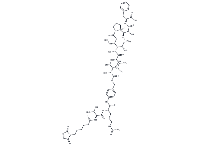 MC-Val-Cit-PAB-MMAF Chemical Structure