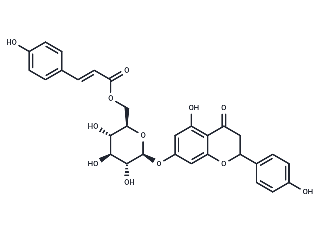 6''-p-Coumaroylprunin Chemical Structure