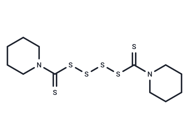 Dipentamethylenethiuram Tetrasulfide Chemical Structure