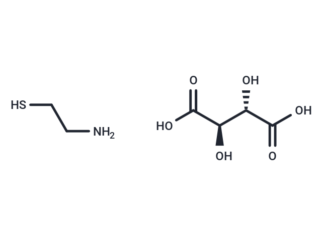 Cysteamine bitartrate Chemical Structure
