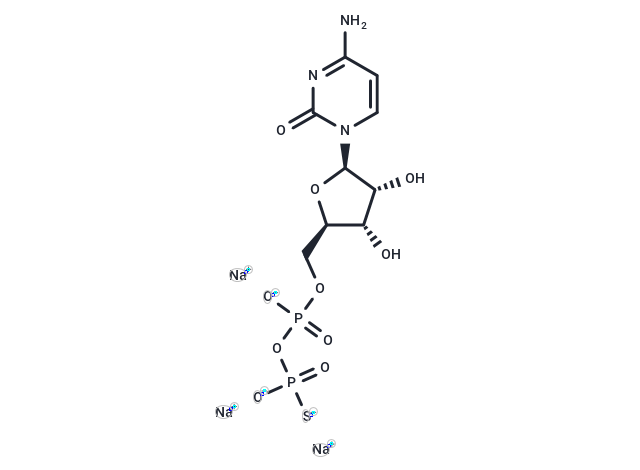 Cytidine-5'-O-(2-thiodiphosphate) sodium Chemical Structure