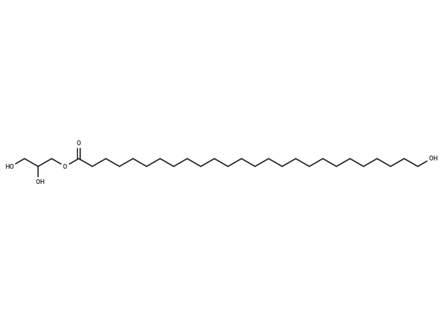 Glycerol 1-(26-hydroxyhexacosanoate) Chemical Structure