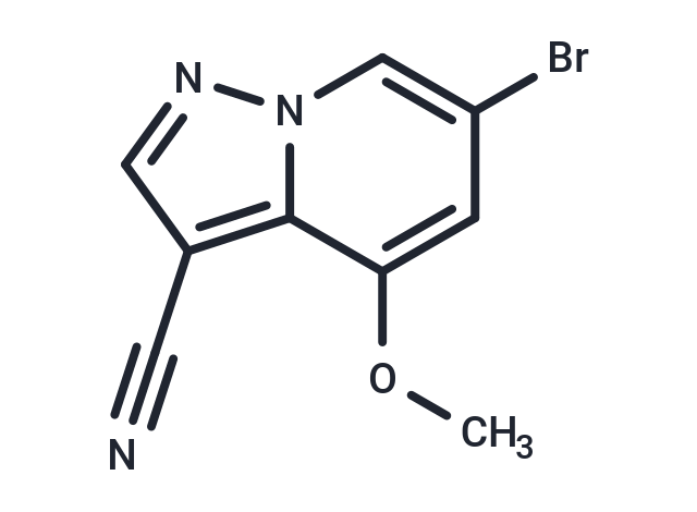 6-Bromo-4-methoxypyrazolo[1,5-a]pyridine-3-carbonitrile Chemical Structure