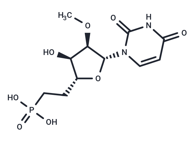 1-[6-Phosphono-2-O-methyl-β-D-ribo-hexofuranosyl]uracil Chemical Structure