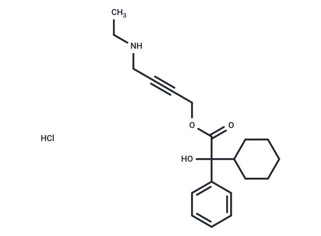 rac-Desethyl Oxybutynin (hydrochloride) Chemical Structure