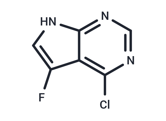 6-Chloro-7-fluoro-7-deazapurine Chemical Structure