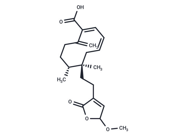 TargetMol Chemical Structure 15-Methoxy-16-oxo-15,16H-strictic acid
