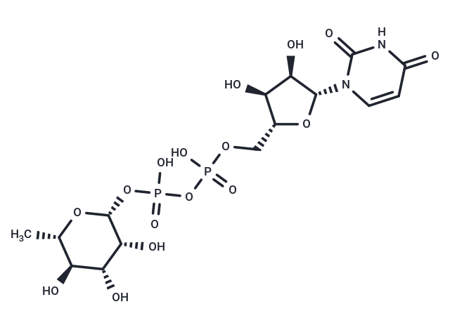 UDP-rhamnose Chemical Structure
