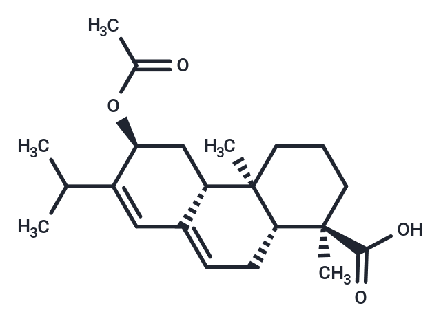 12-Acetoxyabietic acid Chemical Structure