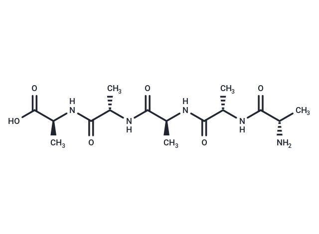 Penta-alanine Chemical Structure