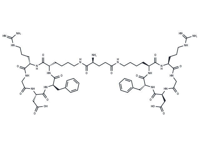 E(c(RGDfK))₂ Chemical Structure