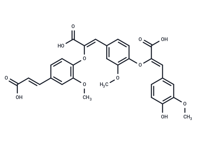 8-O-4,8-O-4-Dehydrotriferulic acid Chemical Structure