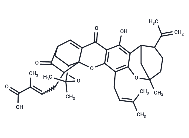 Gambogellic acid Chemical Structure