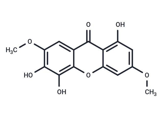 TargetMol Chemical Structure 1,5,6-Trihydroxy-3,7-dimethoxyxanthone