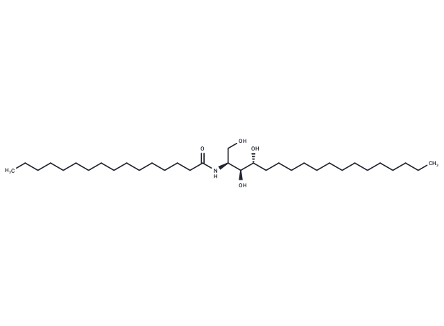 C16 Phytoceramide (t18:0/16:0) Chemical Structure